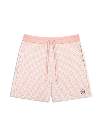 Sergio Tacchini Paolo Knit Shorts In Pink