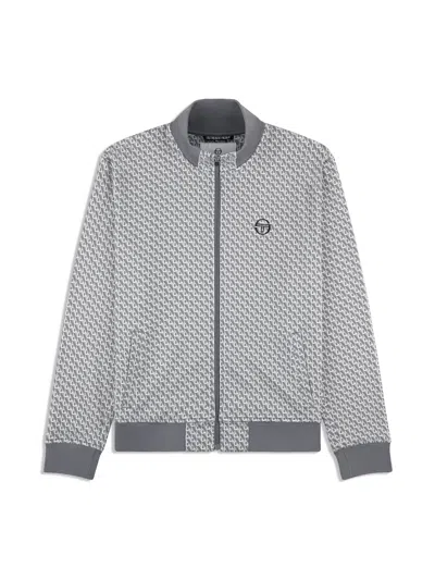 Sergio Tacchini Paolo Knit Track Jacket In Gray