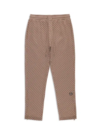 Sergio Tacchini Paolo Knit Track Pant In Brown