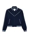 Sergio Tacchini Pavia Twill Bomber Jacket In Blue
