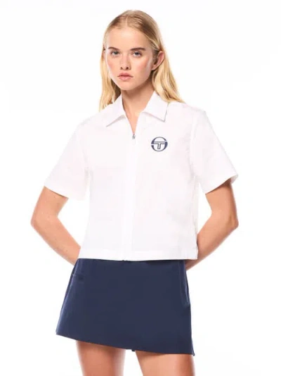 Sergio Tacchini Piano Cabana Full Zip In White