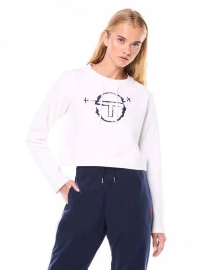 Sergio Tacchini Piano Crewneck In White