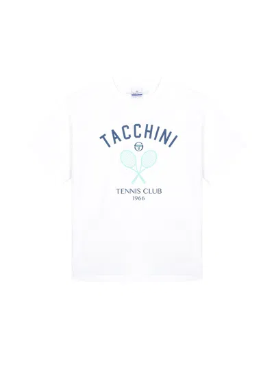 Sergio Tacchini Preppy Artwork T-shirt In White