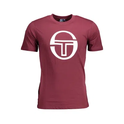 Sergio Tacchini Purple Cotton Men T-shirt
