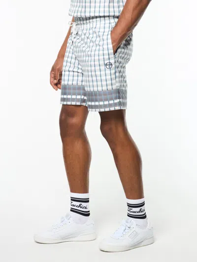 Sergio Tacchini Quadretto Cabana Short In White