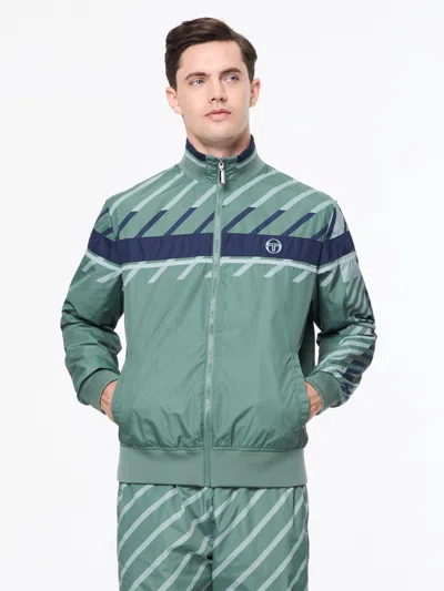Sergio Tacchini Quadretto Track Jacket In Green