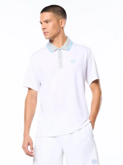 Sergio Tacchini Racchetto Polo In White