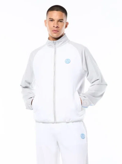 Sergio Tacchini Racchetto Track Jacket In White