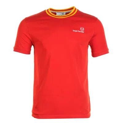 Sergio Tacchini Rainer Fc T Shirt Adrenaline Rush Gold In Multi