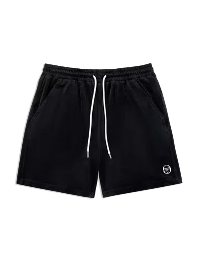 Sergio Tacchini Renzo Velour Short In Black