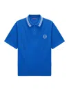 Sergio Tacchini Resort Knit Polo In Blue