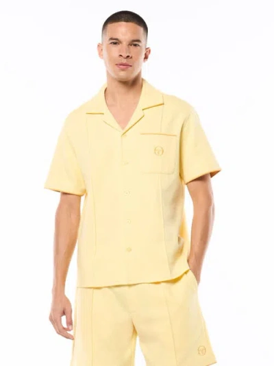 Sergio Tacchini Rilssasto Cabana Shirt In Yellow