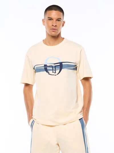 Sergio Tacchini Rotto Fashion T-shirt In Neutral