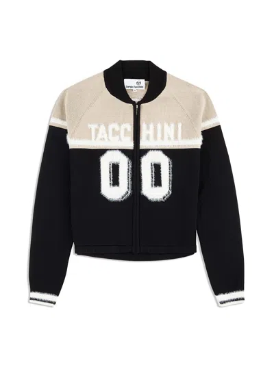 Sergio Tacchini Ruota Cycling Jersey In Black