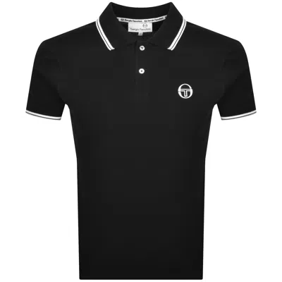 Sergio Tacchini Sergio 020 Polo T Shirt Black
