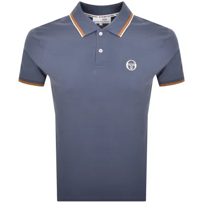 Sergio Tacchini Sergio 020 Polo T Shirt Blue