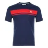 Sergio Tacchini Short Sleeve Master Tee Maritime Blue Adrenaline Rush In Blue