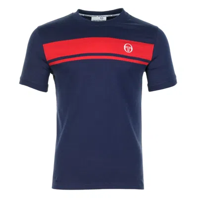 Sergio Tacchini Short Sleeve Master Tee Maritime Blue Adrenaline Rush