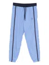 Sergio Tacchini Side-stripe Trousers In Blue