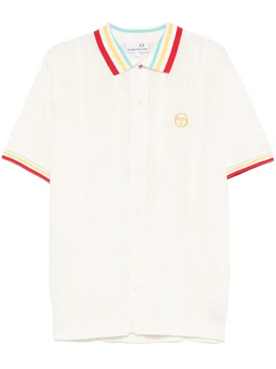 Sergio Tacchini Slice Shirt In Neutrals