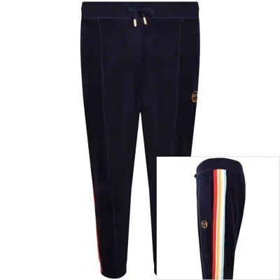 Sergio Tacchini Slice Velour Joggers Navy