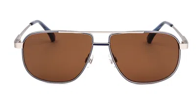 Sergio Tacchini St7005 824 Men's Sunglasses Silver Size 57