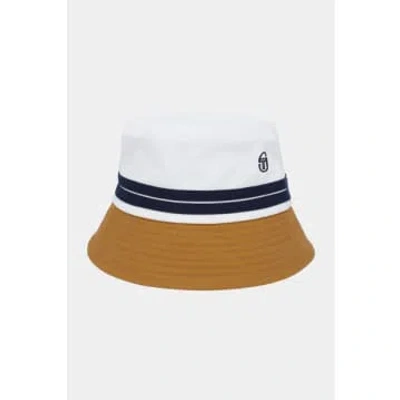 Sergio Tacchini Stonewoods Bucket Hat In White