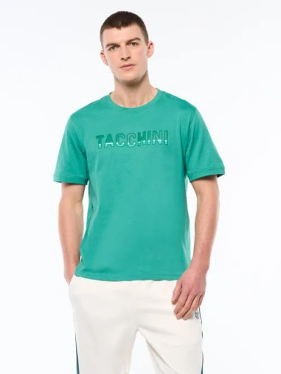 Sergio Tacchini Strisce T-shirt In Green