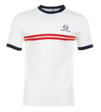 Sergio Tacchini Super Mk2 Short Sleeve Tee White Adrenaline Rush