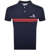 Sergio Tacchini Supermac Polo T Shirt Navy In Blue