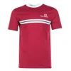 Sergio Tacchini Supermac Short Sleeve Tee Rhubarb In Red