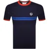 Sergio Tacchini Supermac T-shirt In Blue