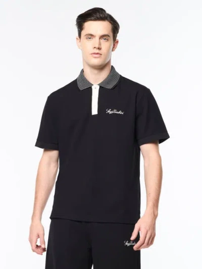 Sergio Tacchini Suveniri Polo In Black