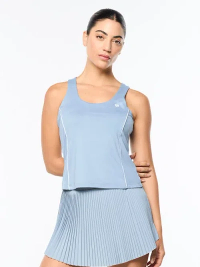 Sergio Tacchini Tessa Scoop Neck Tank In Blue