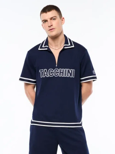 Sergio Tacchini Tito Short Sleeve Polo In Blue