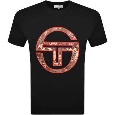 Sergio Tacchini Tresca T Shirt Black