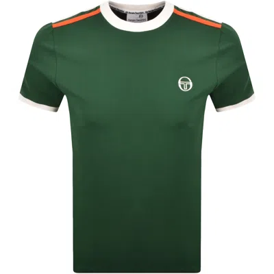 Sergio Tacchini Triste T Shirt Green