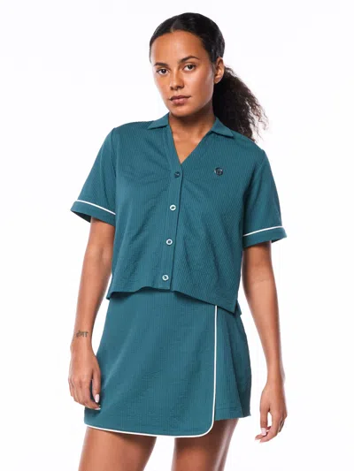 Sergio Tacchini Tullia Cabana Shirt In Green