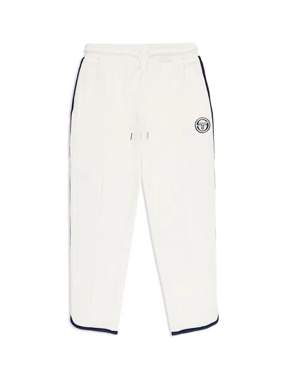 Sergio Tacchini Veneto 3/4 Velour Track Pant In White