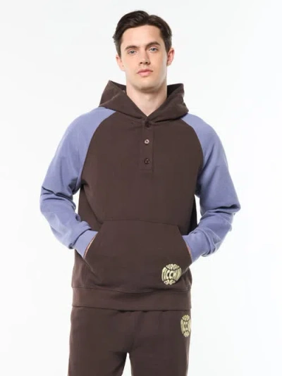 Sergio Tacchini Vincere Hoodie In Brown