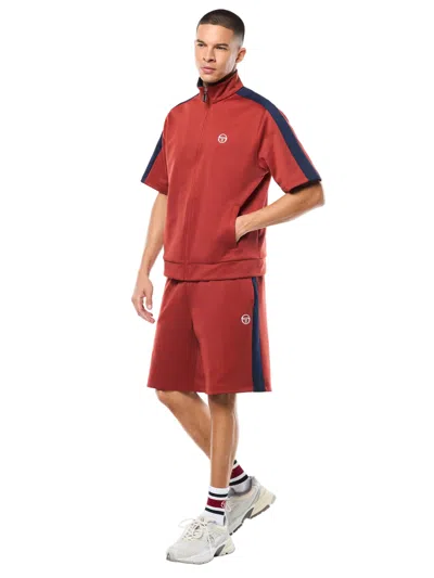 Sergio Tacchini Viscotti Short Sleeve Track Jacket In Multi