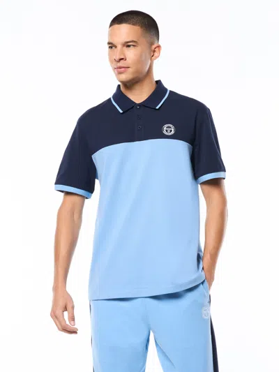 Sergio Tacchini Volo Comfort Polo In Blue