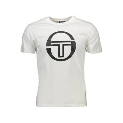Sergio Tacchini White Cotton Men T-shirt