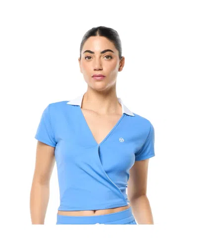 Sergio Tacchini Women's Agata Wrap Polo In Blue