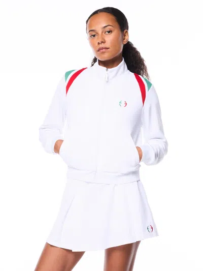 Sergio Tacchini Women's Eredita Track Jacket In White