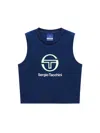 Sergio Tacchini Women's Sleeveless T-shirt In Blue