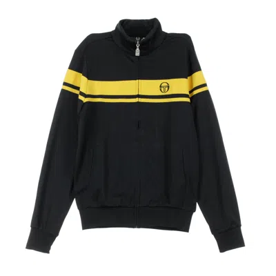 Sergio Tacchini Young Line Men's Track Jacket Black/mustard