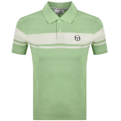 Sergio Tacchini Young Line Polo T Shirt Green In Multi