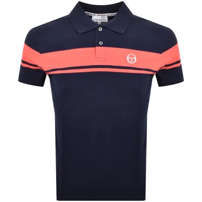 Sergio Tacchini Young Line Polo T Shirt Navy