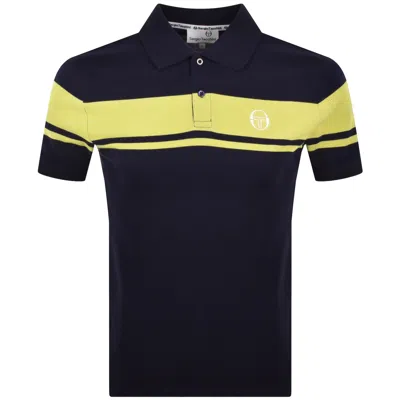 Sergio Tacchini Young Line Polo T Shirt Navy In Blue